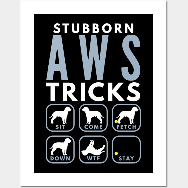 Stubborn American Water Spaniel Tricks - Dog Training Wall Art by DoggyStyles